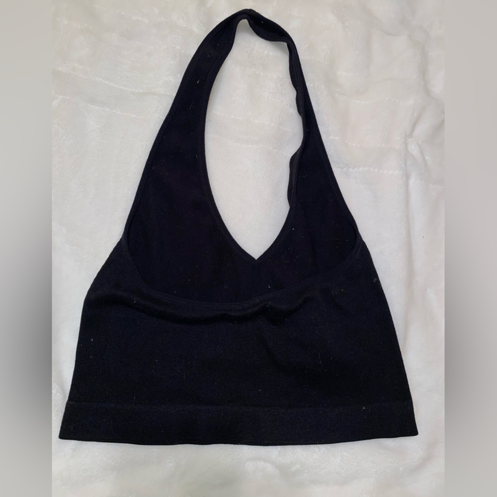 Black Halter Top